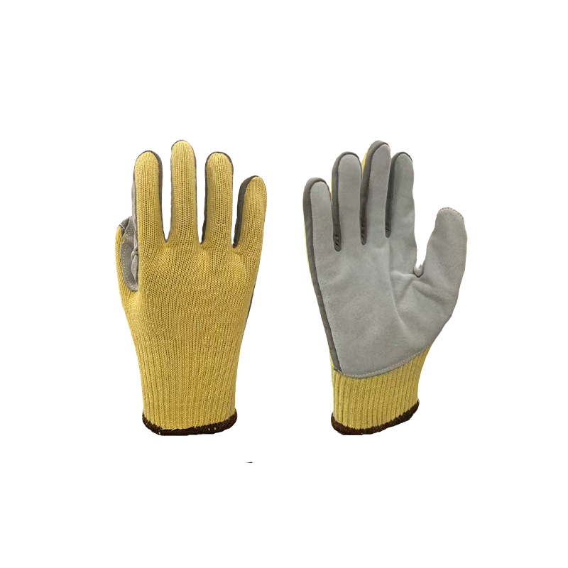 Handschoenen van aramide handpalm van hoogwaardig rundleer