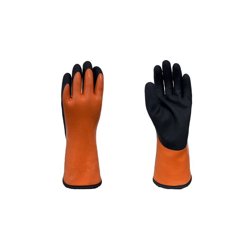 35 cm lange, volledig ondergedompelde latexhandschoenen